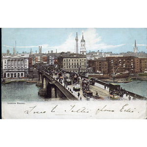 Postcard 'London Bridge' 1903