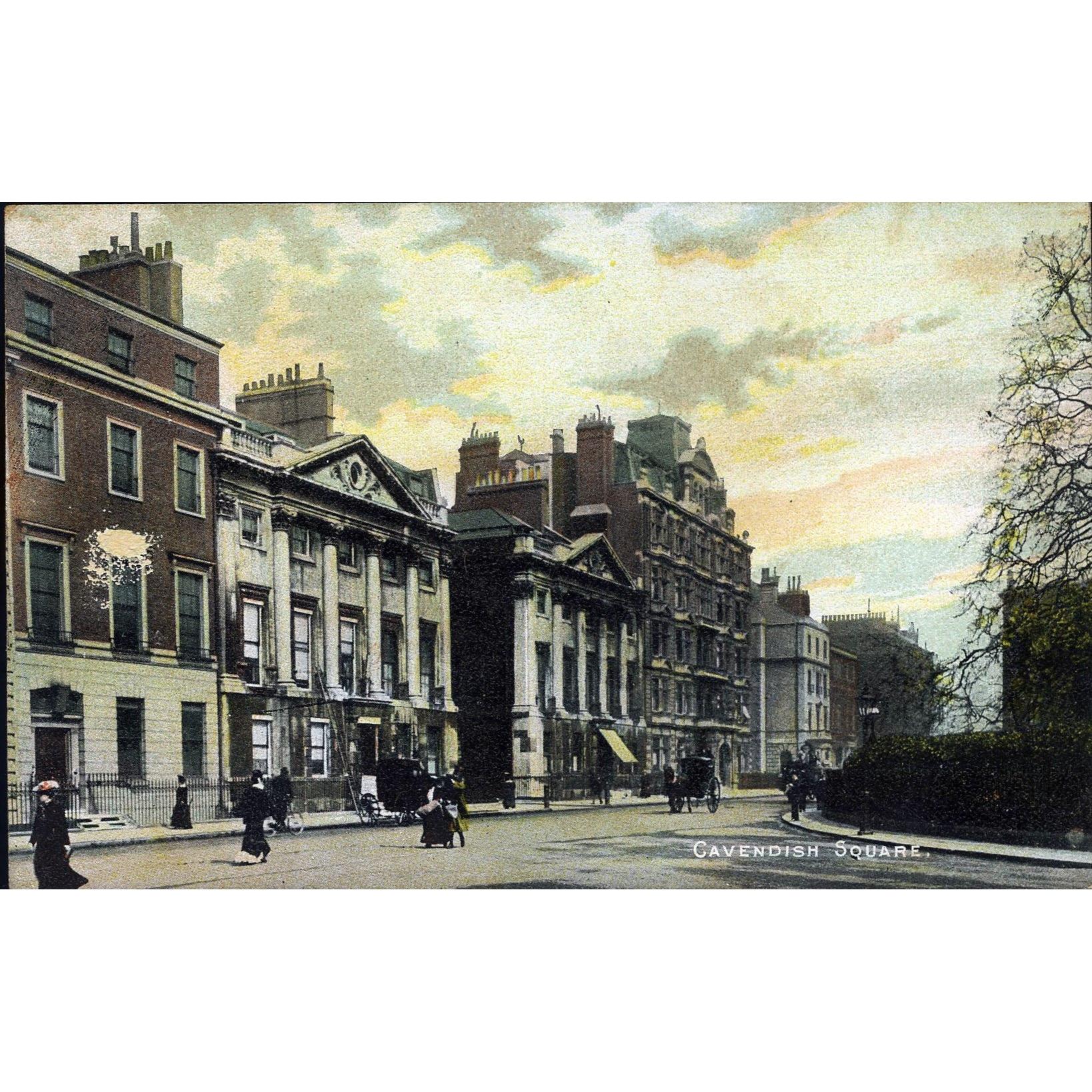 Lincoln Series Postcard 'Cavendish Square'