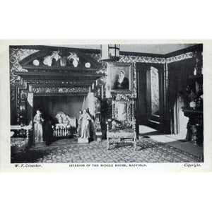 Pictorial Post Card 'Interior of the Middle House, Mayfield'