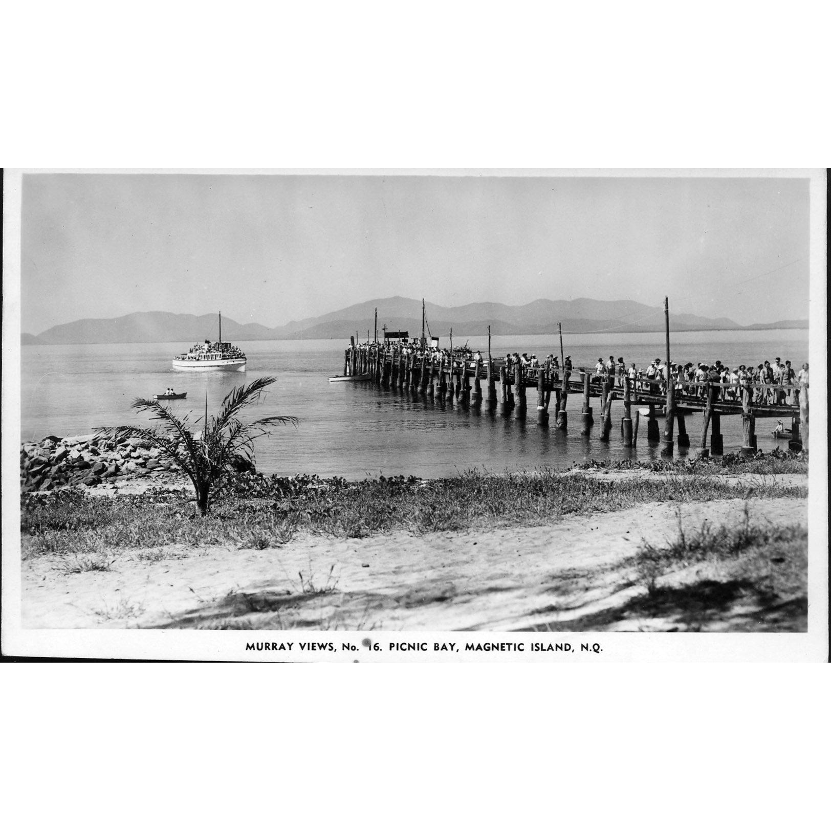 Murray Views Real Photograph Postcard 'Picnic Bay, Magnetic Island, N.Q.'