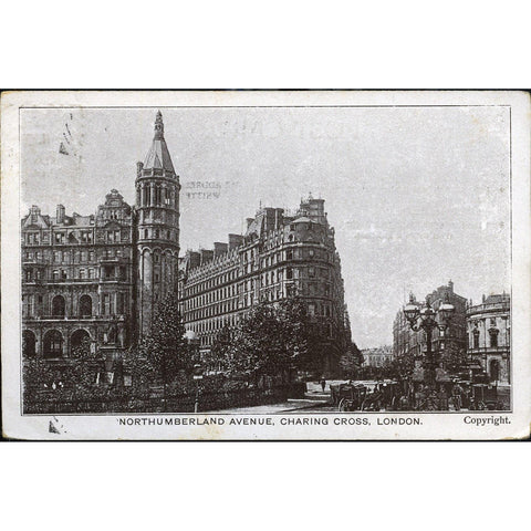 Postcard 'Northumberland Avenue, Charing Cross, London'