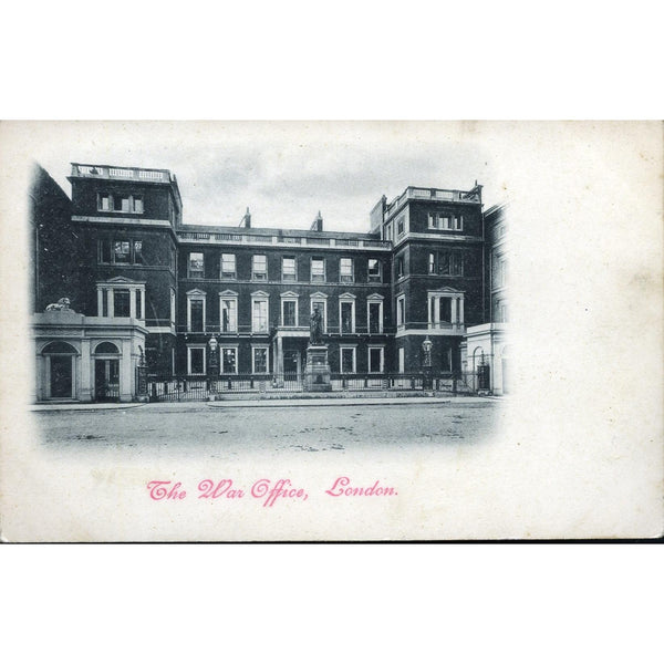 Vignette Postcard 'The War Office, London'