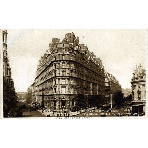 Promotional Postcard 'Hotel Metropole, London'