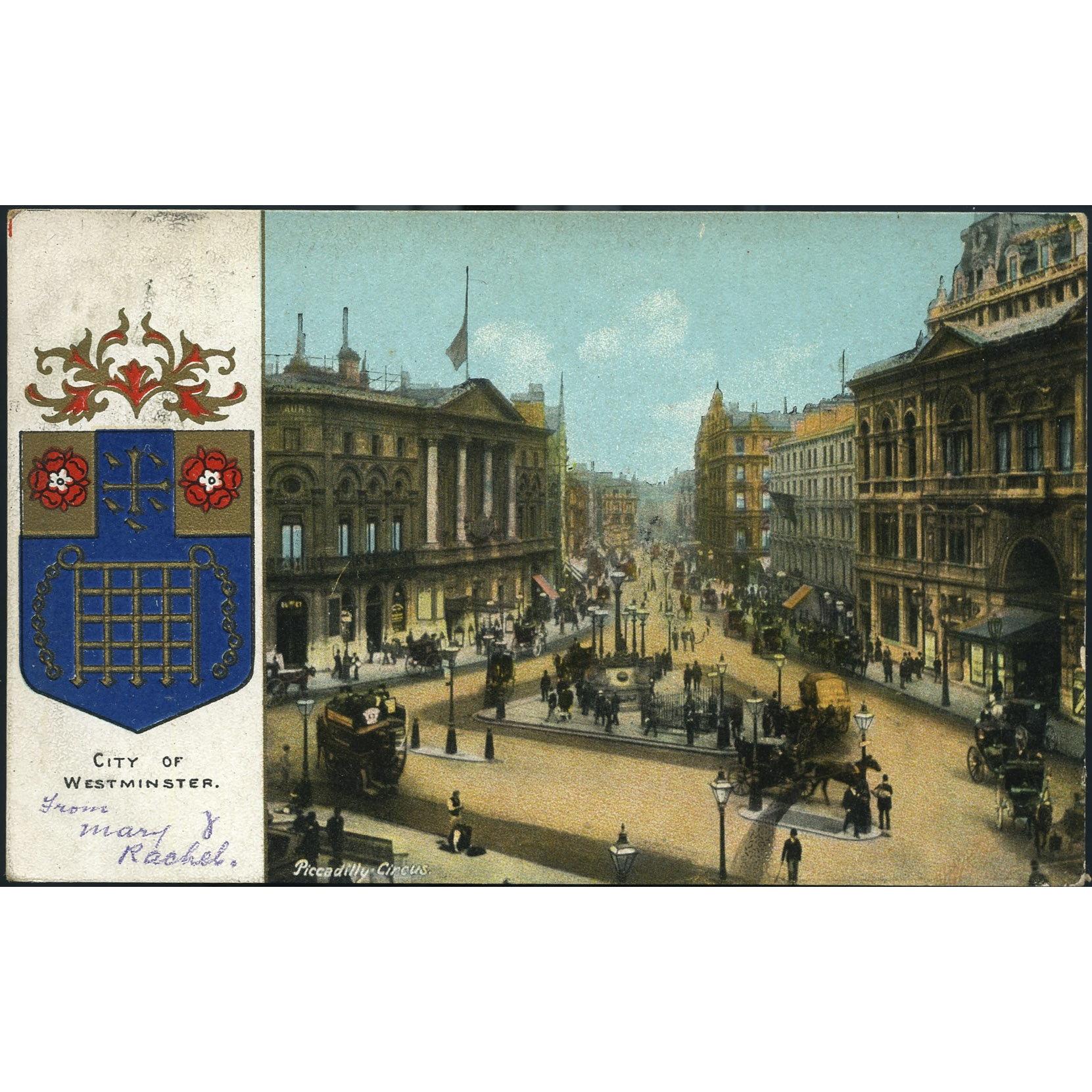 Hildesheimer & Co. Postcard 'City of Westminster'