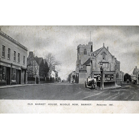 Promotional Postcard 'Old Market House, Middle Row, Barnet'