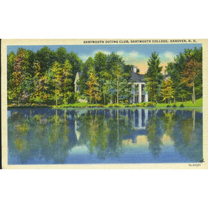 Curteich Linen Postcard 'Dartmouth OutingClub, Dartmouth College, N.H.'