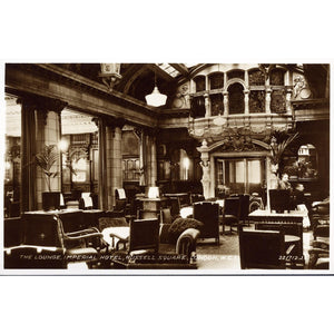 Valentine's Real Photograph Postcard 'The Lounge, Imperial Hotel, Russell Square, London, W. C.1'