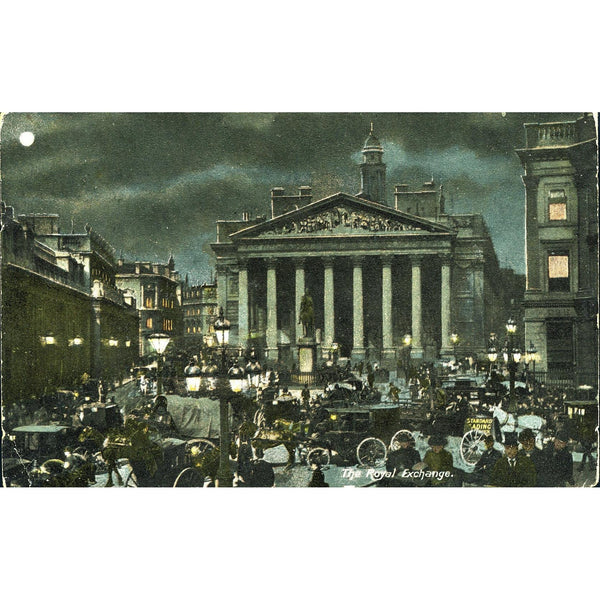 Hildesheimer & Co. Postcard 'The Royal Exchange'