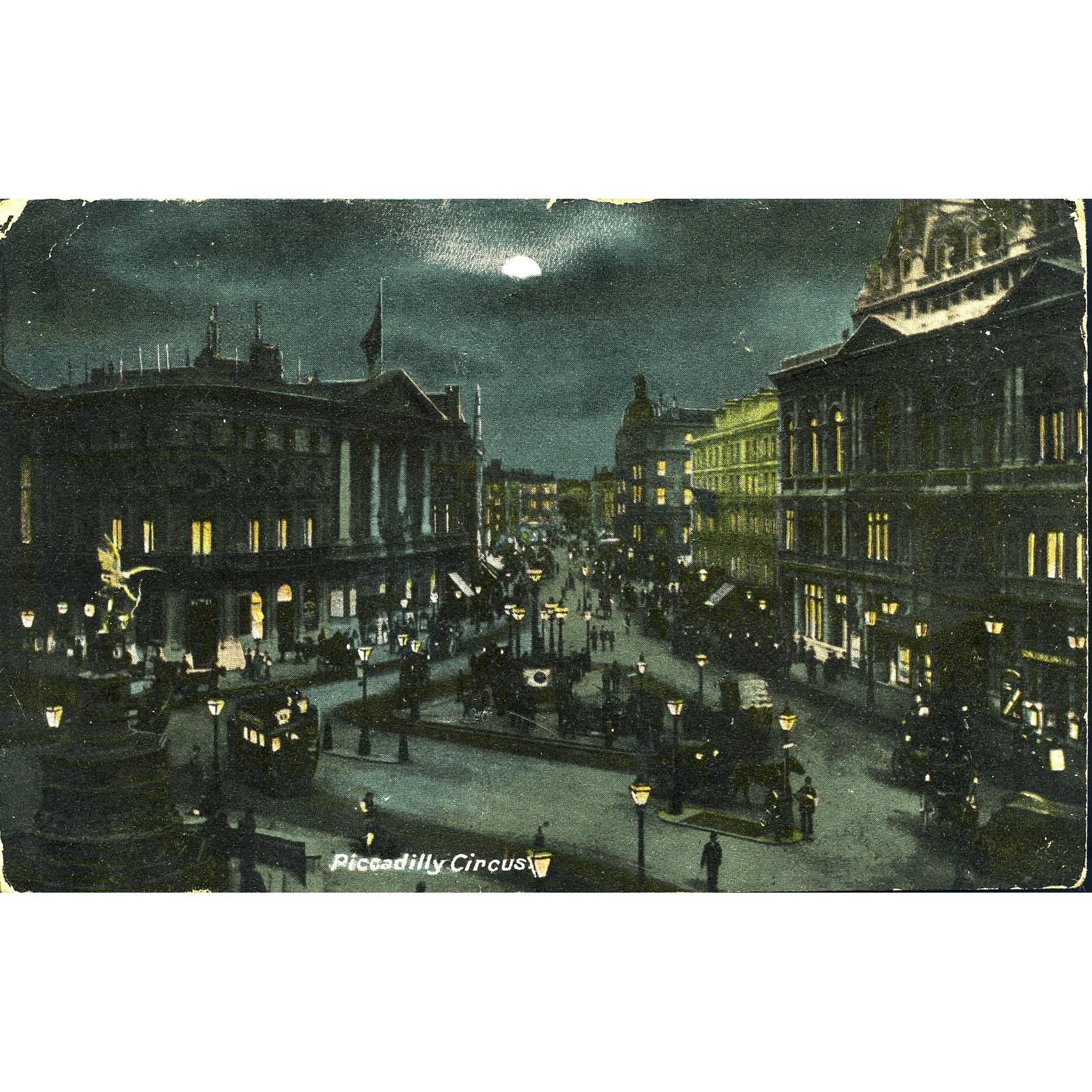 Hildesheimer & Co. Postcard 'Piccadilly Circus'