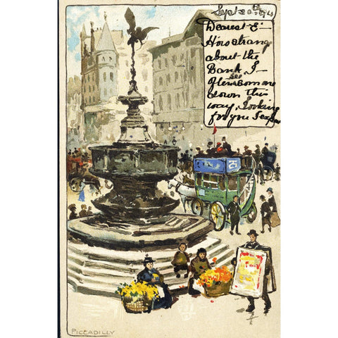 Hildesheimer & Co. Postcard 'Piccadilly'