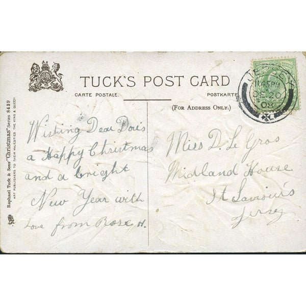 Tuck's Postcard 'Christmas Greetings'