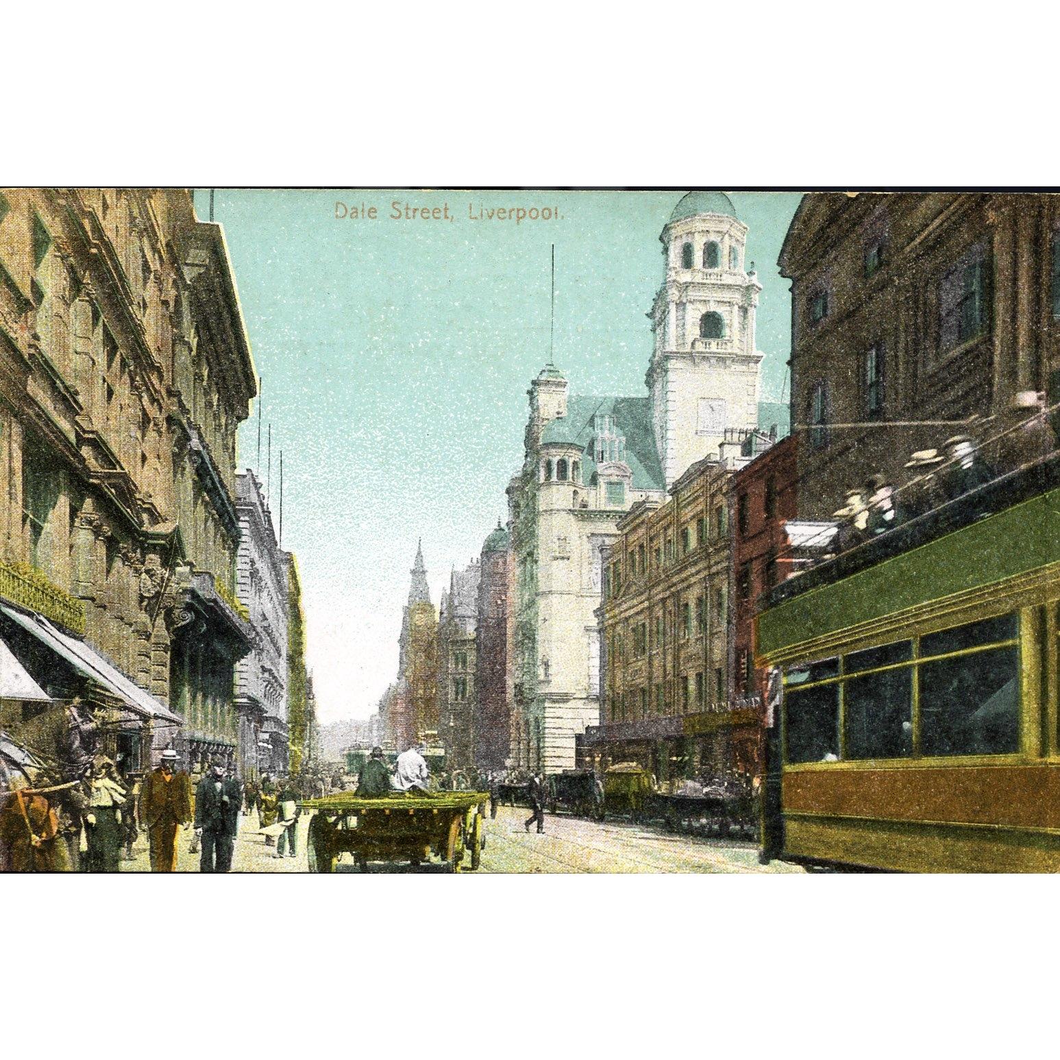 Postcard 'Dale Street, Liverpool'