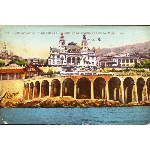 Leon & Levy (LL) Colour Postcard 'Monte-Carlo'