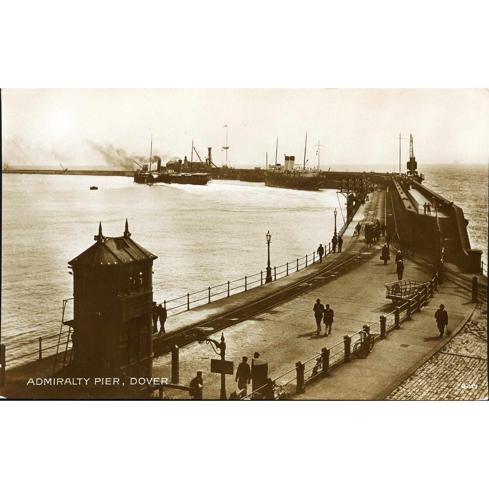 EAS Real Photograph Postcard 'Admiralty Pier, Dover'