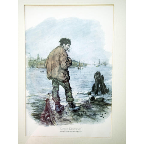 Charles Dickens Print 'Rogue Riderhood' from 'Our Mutual Friend'