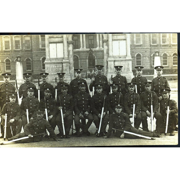 Real Photograph Postcard Army Regiment 1909