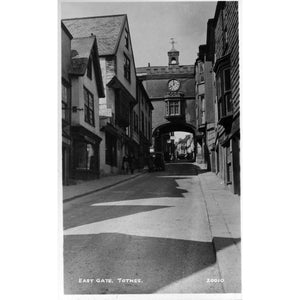 Walter Scott Real Photograph Postcard 'East Gate Totnes'