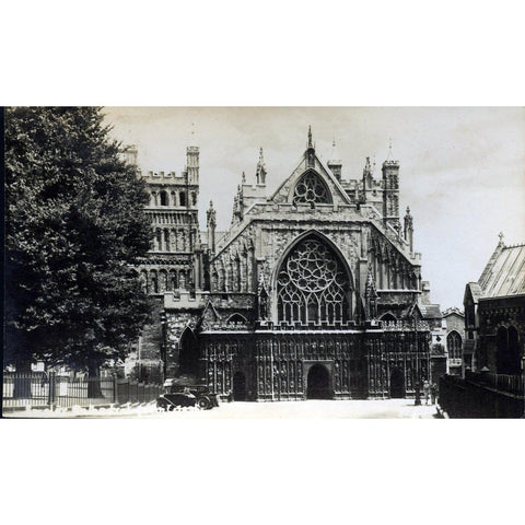 Wessex Views Real Photograph Postcard 'Exeter Cathedral'