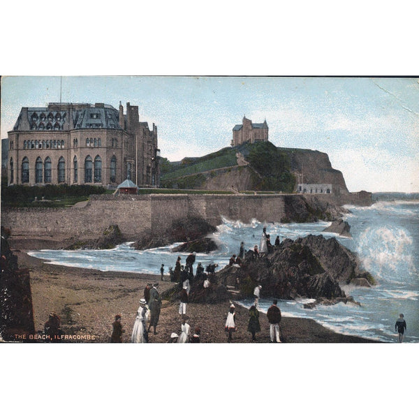 B. & R.'s 'Camera Series' Postcard 'The Beach, Ilfracombe'