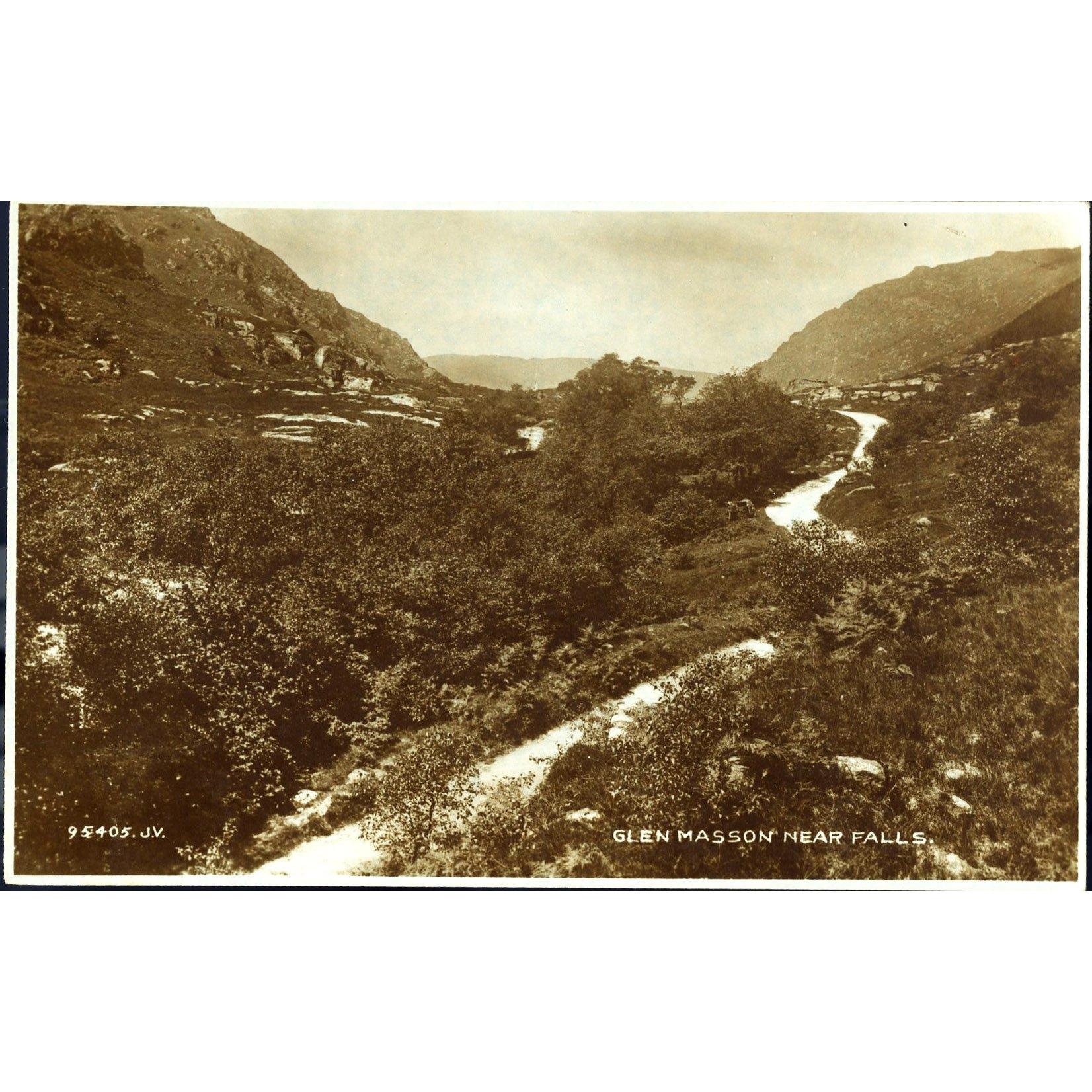 Valentine's Postcard 'Glen Masson near Falls'