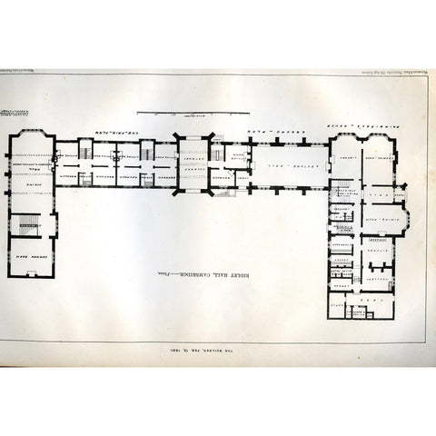 Architectural Plans 'Ridley Hall, Cambridge'