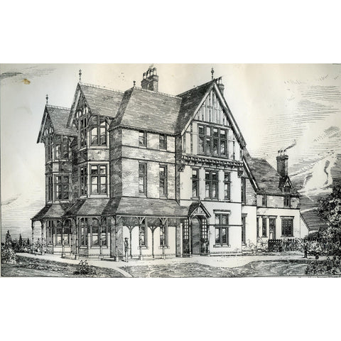 Architectural Print 'The Herts Convalescent Home'