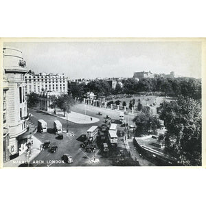 Valentine's 'Silveresque' Postcard 'Marble Arch, London'