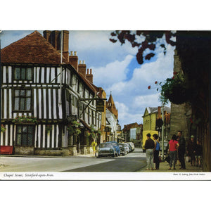 John Hinde Original Postcard 'Chapel Street, Stratford-upon-Avon'