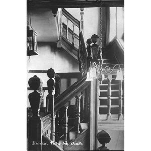 'Leayton's Oundle Series' Real Photograph Postcard 'Staircase, Talbot Inn, Oundle'