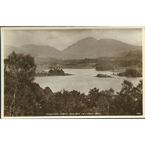 'Best of All Seriess' Postcard 'Kilchurn Castle and Ben Lui, Loch Awe'