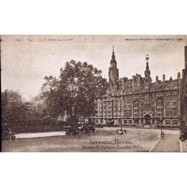 Advertising Postcard 'Imperial Hotel, Russell Square, London WC1'