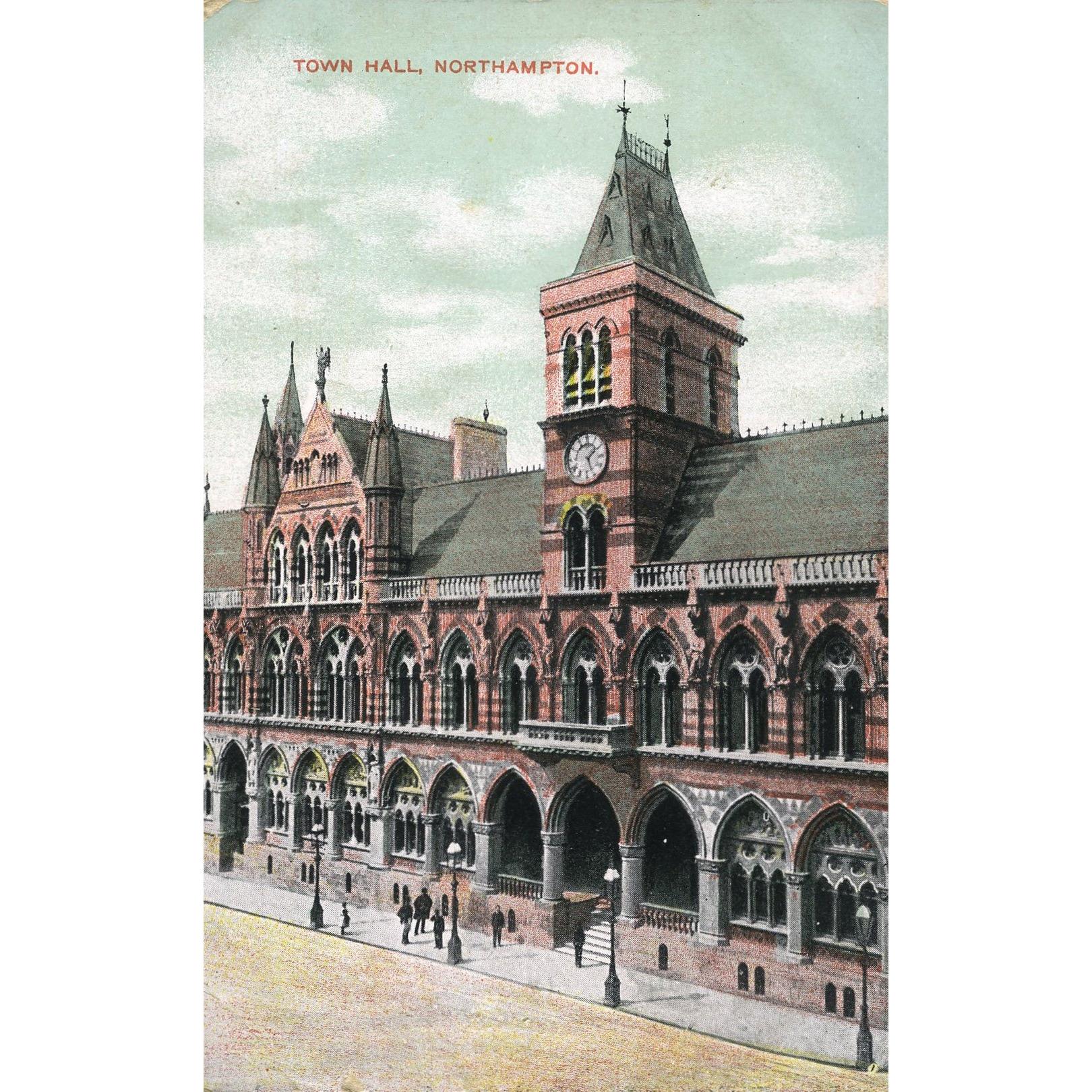 Star Series Postcard 'Town Hall, Northampton'