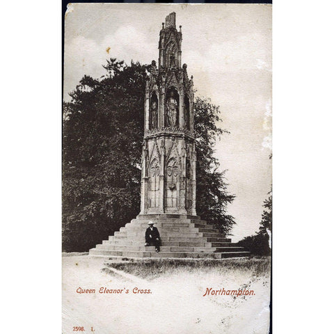 Hartmann Photographic Postcard 'Queen Eleanor's Cross. Northampton'