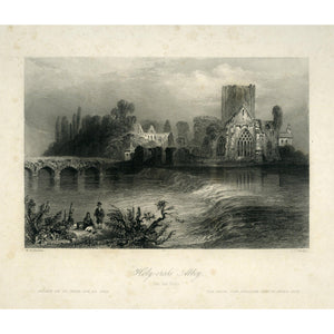 ENgraving 'Holy-cross Abbey' 1841