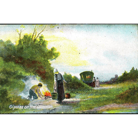 Commercial Series Postcard 'Gipsies on the Common'