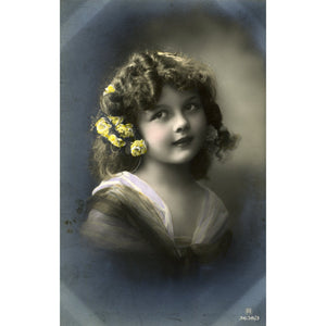 Carlton Publishing Co. Real Photograph Postcard Little Girl