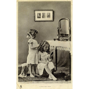 Raphael Tuck Vintage 'Glosso' Series 'Happy Childhood' Postcard