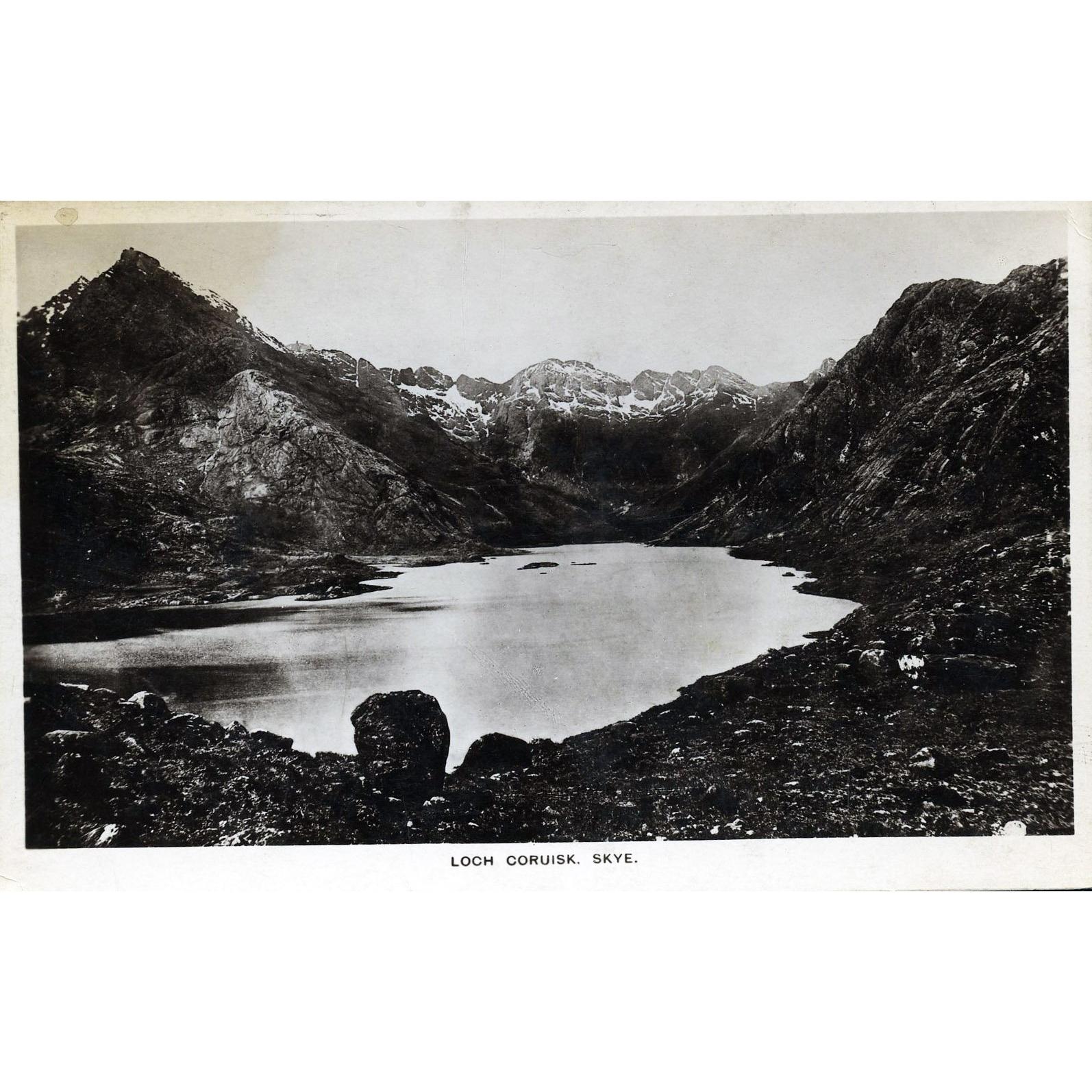 'Caledonia Series' Real Photo Postcard 'Loch Coruisk, Skye'