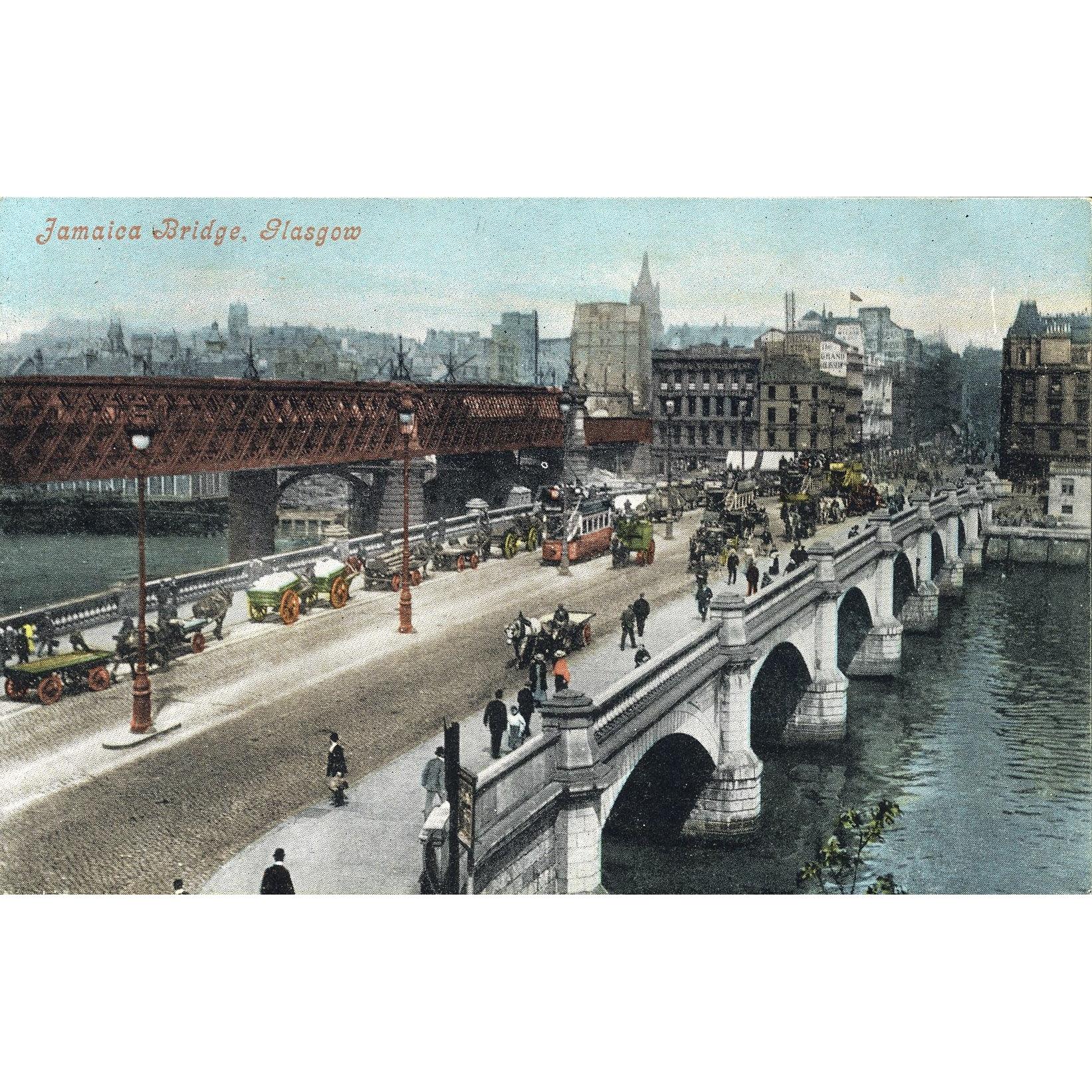 Valentine's Series Postcard 'Jamaica Bridge, Glasgow'