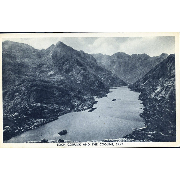 G.P. Abraham Ltd. 'Photogravure Series Postcard 'Loch Coruisk and the Coolins, Skye'