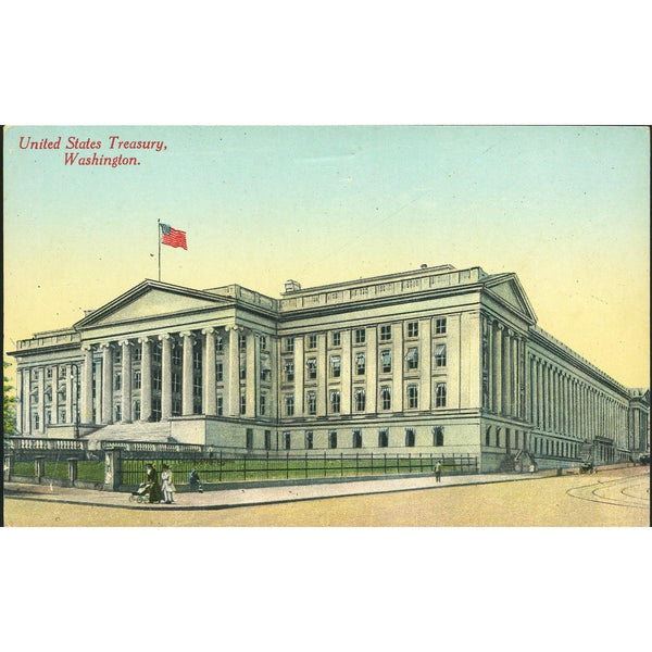 Reynolds Co. Postcard 'United Stated Treasury, Washington'