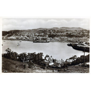 'Best of All Series' Real Photograph Postcard 'Oban and Oban Bay'