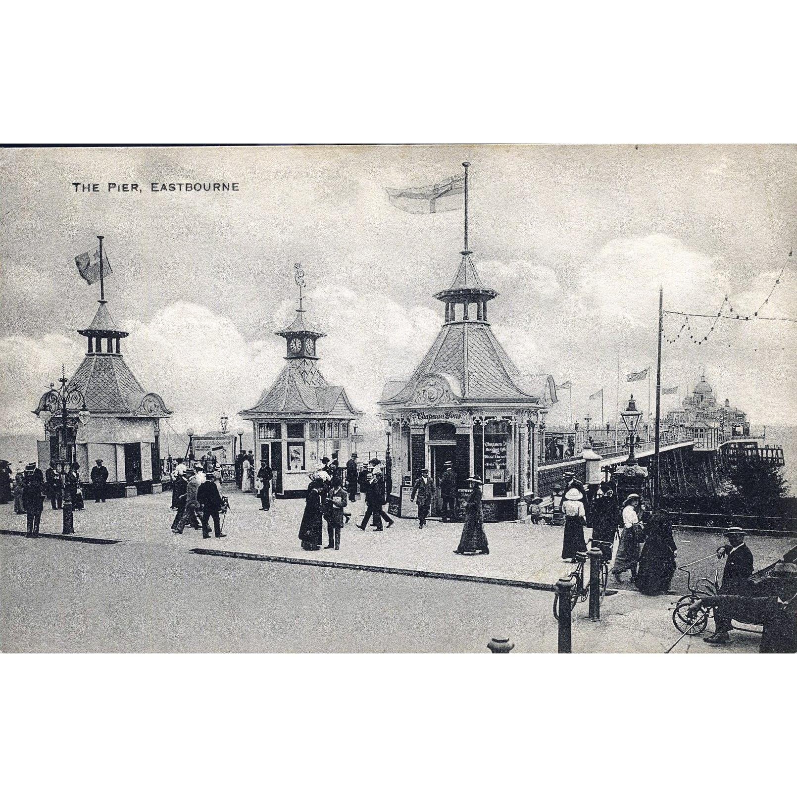 Photographic Print Postcard 'The Pier, Eastbourne'