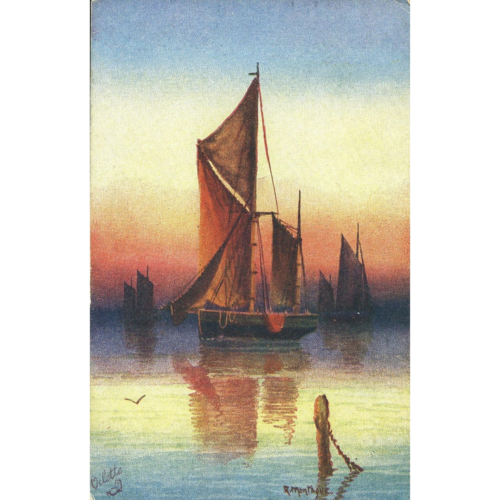 Tuck's 'Oilette' Postcard 'Sea and Sky' 9890