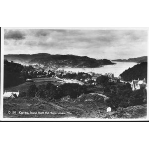 Dennis & Sons 'Dainty Series' Real Photo Postcard 'Kerrera Sound from the Hills, Oban'