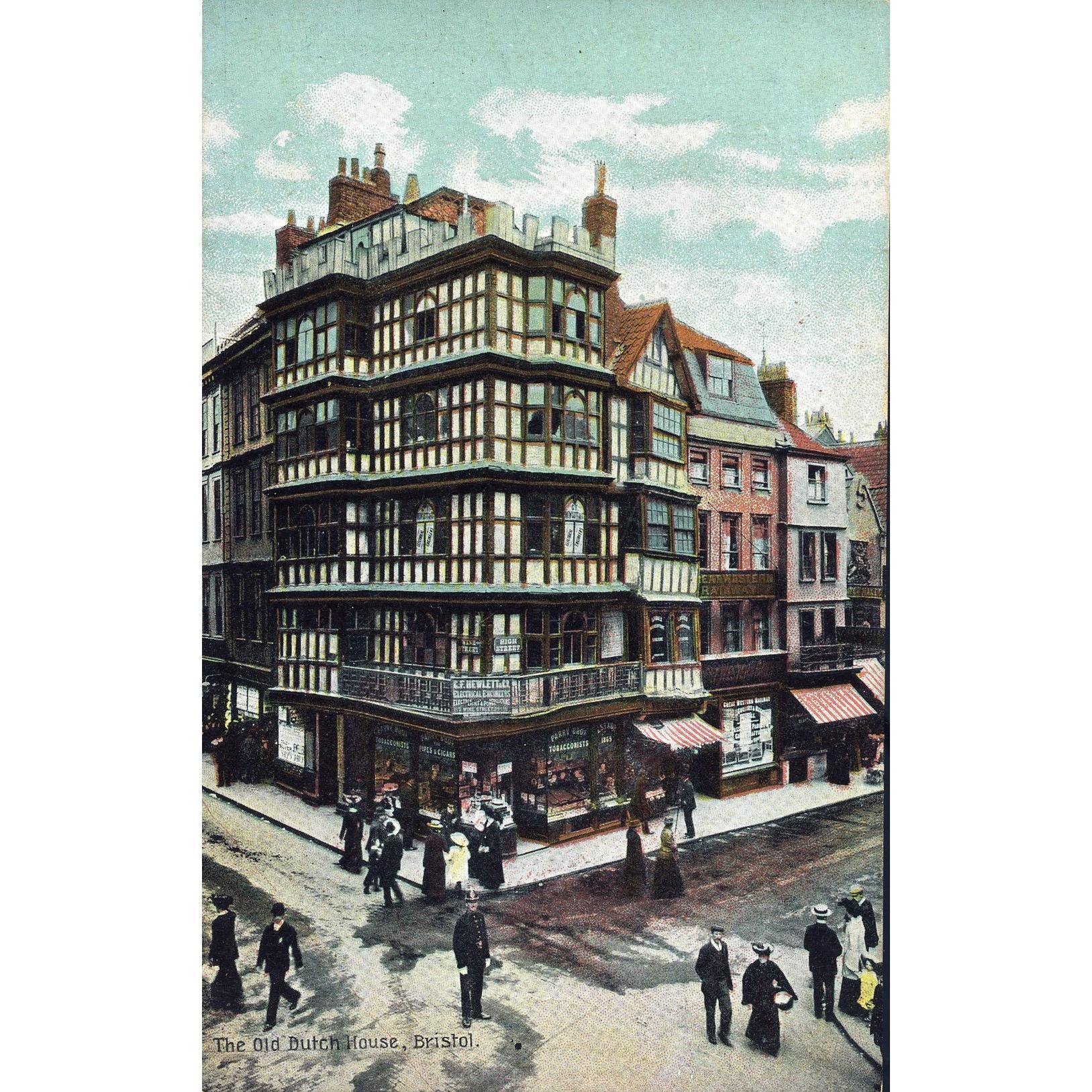 The Castle Stationery Co., Bristol Postcard 'The Old Dutch House, Bristol'