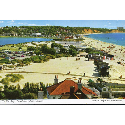 John Hinde Original Postcard 'The Two Bays, Poole, Dorset'