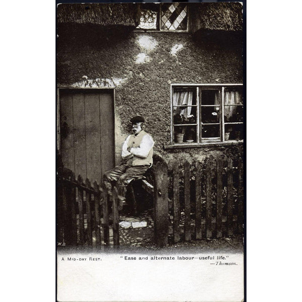 Photographic Postcard 'A Mid-Day Rest'