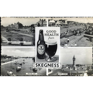 Bamforth & Co. Real Photo Advertising Postcard 'Good Health from Skegness'