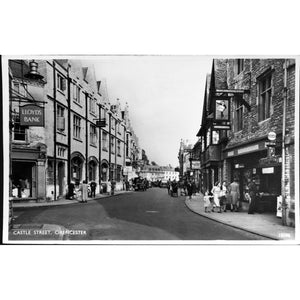 J. Salmon Ltd. Real Photograph Postcard 'Castle Street, Cirencester'